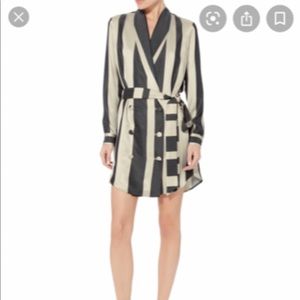Michelle Mason • Striped Blazer Dress